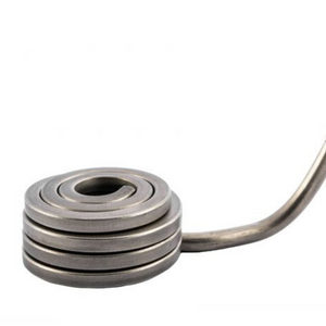 Banger coil, 25mm by 30mm. Kevlar sheath, coil length: 6 feet. 5 Pin Female xlr. Compatible with Hybrid Universal Nail & Quartz E-banger