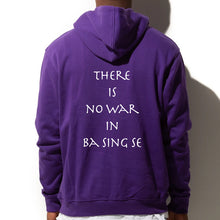Load image into Gallery viewer, WHITE LOTUS - NO WAR HOODIE

